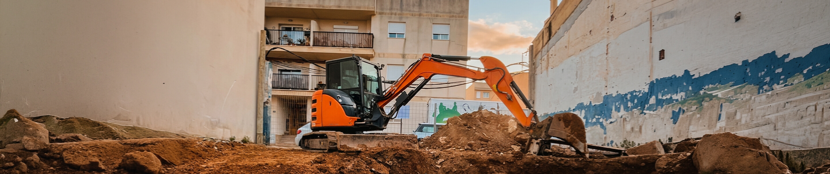 Construction site of a Mandarin development